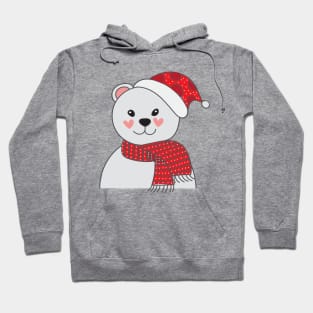 Cute Winter Polar Bear Hoodie